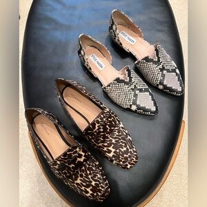 Animal Print Flats - Steve Madden & Halogen